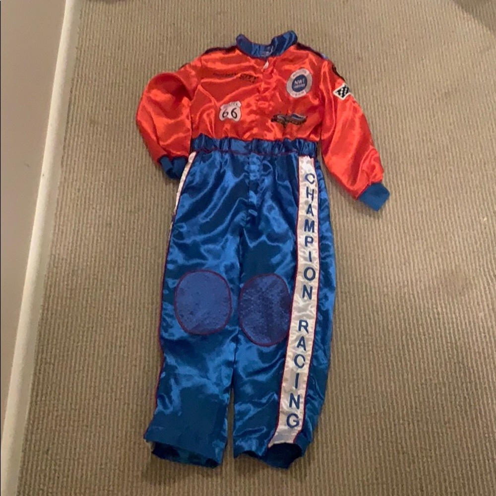 Pottery Barn kids racing costume